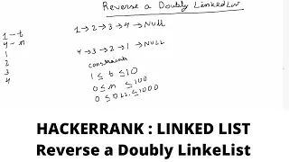 Reverse A Doubly Linked List Hackerrank Java