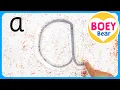ABC Writing for Children How to write alphabet lower case small letters