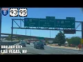 Las City NV Highway Driving Montage on Interstate 11 North I-11 U S 93 U S 95