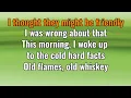Drake Milligan - Old Flames, Old Whiskey (karaoke) (by request)