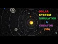 Solar System System Simulator Creator - Source Code Showcase Unity 3D