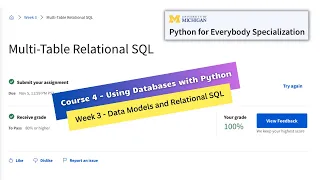 using databases with python week 3 assignment Python for Everybody Specialization