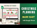 How to Use a Christmas Gift Tracker in Google Sheets I Step-by-Step Tutorial
