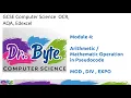 GCSE Computer Science Programming Mathematics in Pseudocode MOD DIV EXP OCR J277 AQA 8525