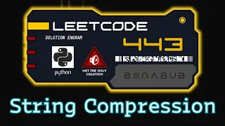 String Compression LeetCode Python Algorithm Visualization