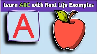 Alphabet Learning for Kids | Learn ABC with Real-Life Examples | A to Z  WATRstar