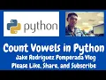 Count Vowels in Python