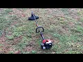 Firing up a craftsman weedeater