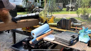 County Line 22 ton wood splitter cylinder seal replacement Plus predator engine