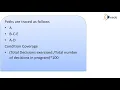Path and conditions coverages - Testing Techniques