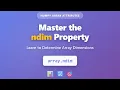NumPy ndim Attribute Tutorial - Learn Array Dimensions in Python