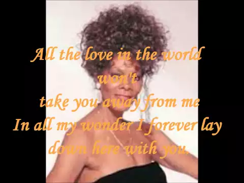 Download MP3 DIONNE WARWICK - ALL THE LOVE IN THE WORLD  ( LYRICS ) VINYL 1982