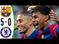 Barcelona vs Chelsea - 5 - 0 - Highlights - All Goals - Champions League - From the Archives