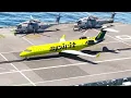 Download Lagu Crazy Moment! ATR Spirit Airlines Takes Off from an Aircraft Carrier