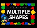 How to Layer Multiple Shapes Using Merge Nodes in Fusion
