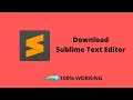 How to download Sublime Text Editor Download Sublime Text Editor for Windows Smart Tech Guy