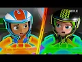 Coop and Cruise Race to Win Five Flame Badges!💥 | Hot Wheels Let's Race
