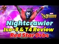 NIGHTCRAWLER IS HERE Red Star Orbs T4 Iso-8 Review X-Treme X-Men Team MARVEL Strike Force