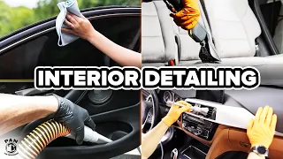 How To Clean A Car Interior From Top To Bottom