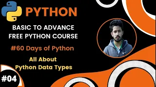 Day-4 60 Days of Python Python Data Type Python Bangla Tutorial for Beginner to Advance aiquest