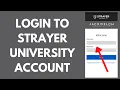 Strayer University Login - How to Sign in to Strayer icampus Account 2023