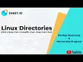 17 Linux Directories sbin snap srv swapfile sys tmp usr var