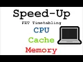 Timetabling with FET How to speed up A closer look at CPU cache and memory