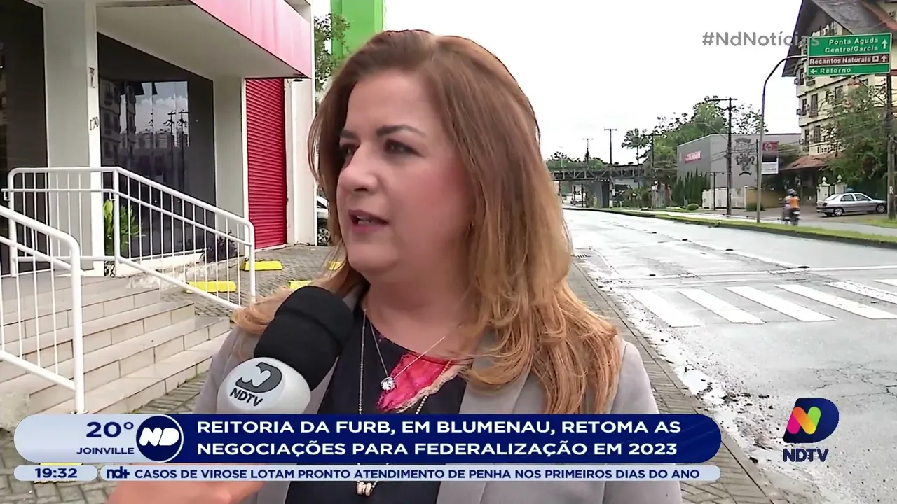 Reitoria da FURB, em Blumenau, retoma as negociações para federalização em 2023