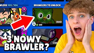 TO SZALEŃSTWO? 🤯 3 NOWY ZADYMIARZ w TEJ AKTUALIZACJI DUOLINGO BRAWL STARS? 🦉 TEORIA