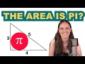 The area is exactly
