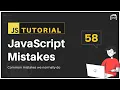 JavaScript Bangla Tutorial JavaScript common Mistakes