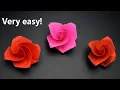 How to Make an Origami Rose Easy Paper Flower for Beginners
