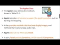 The Applet class theory part2 Java