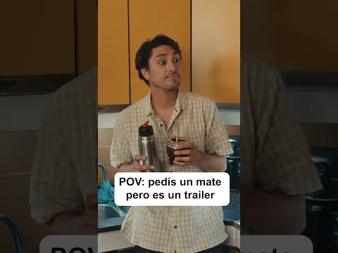 Pedís un mate pero es un trailer de película 🧉😂