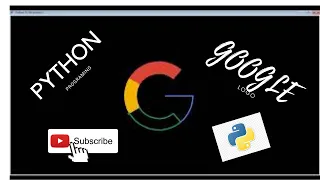 Google Logo in python using turtle Python Programming