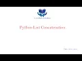 29-Python List Concatenation Technique