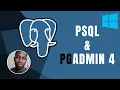 PostgreSQL PSQL pgAdmin 4 Windows Course 2019