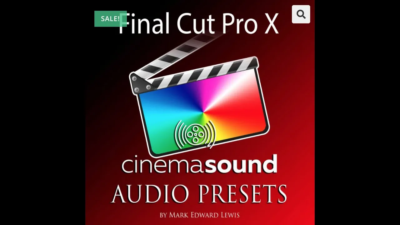 Final Cut Pro X Audio Presets from Cinema Sound