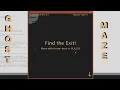 Processing - Ghost Maze game