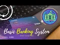 Basic banking system Spark Foundation Internship Web Development