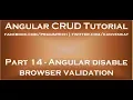 Angular disable browser validation