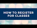 How to Register for Classes in PAWS