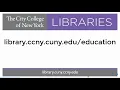Using the Education Source database