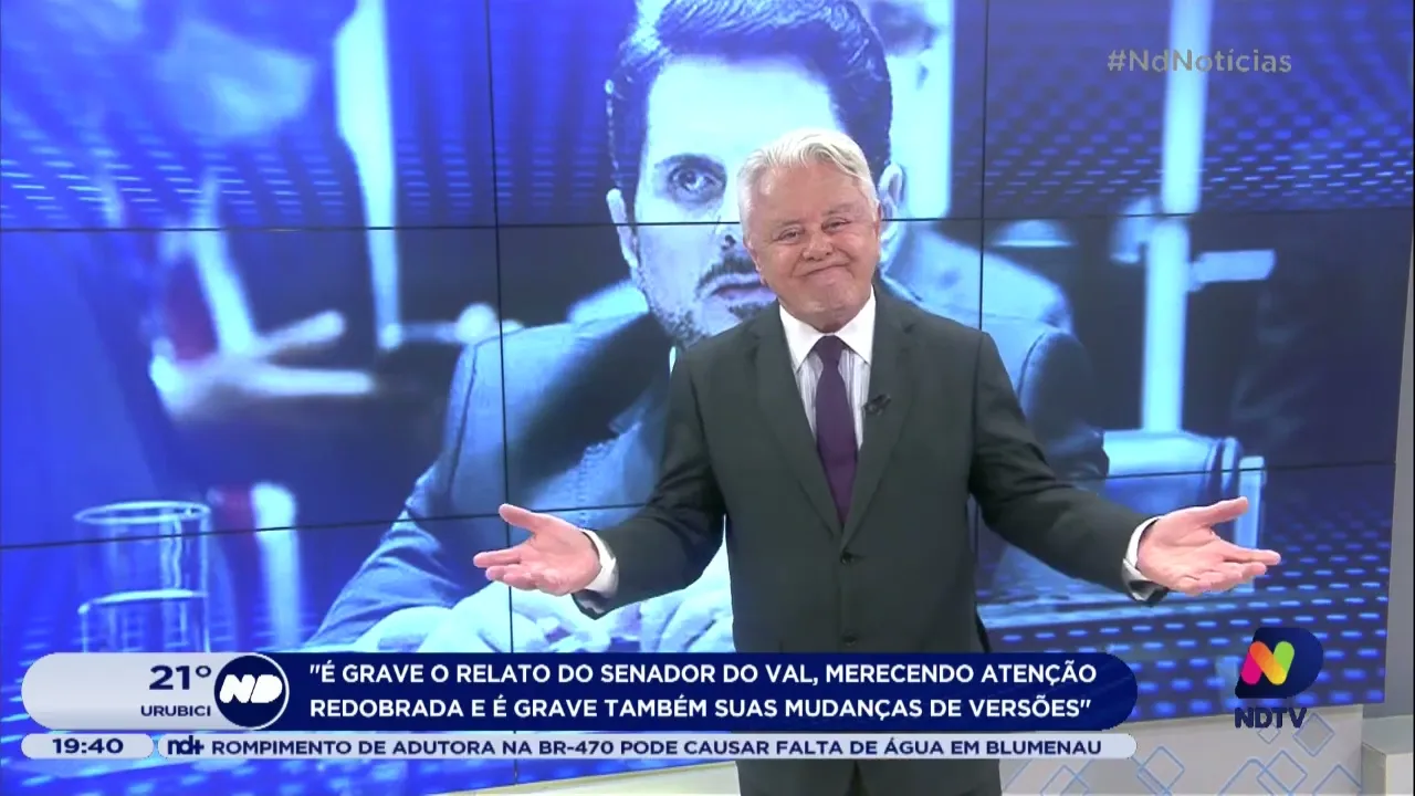 Senador, Marcos do Val, presta depoimento na PF sobre declarações de golpe envolvendo Bolsonaro