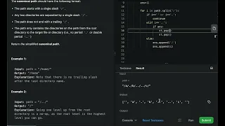 Leetcode 71 Simplify Path Python Medium