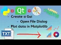 How to visualize Plot 2D 3D in GUI Pyqt5 Matplotlib Txt file