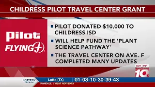 Pilot Travel Center donates 10 000 to Childress ISD