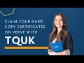 Download Lagu Claiming Hard Copy Certificates on Verve with TQUK
