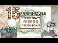15 AMAZINGLY EASY and INEXPENSIVE DIY decor trays risers and boxes