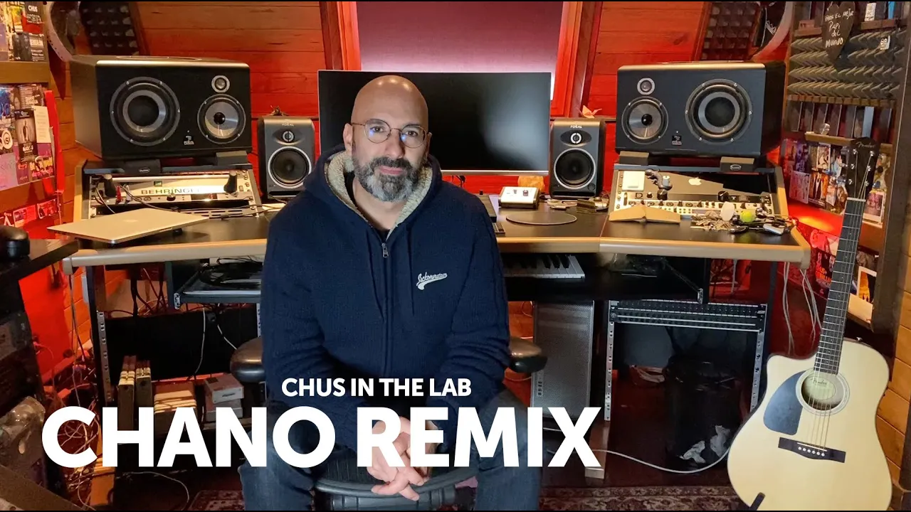 CHUS Remix | CHANO making of - Recording Studio